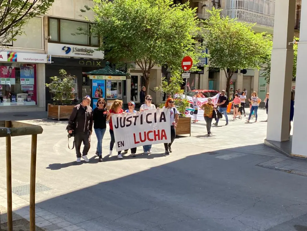Fotos de la manifestación del 1 de Mayo en Huesca
