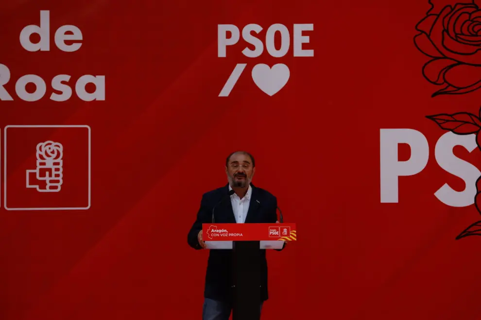 El PSOE aragonés celebra su Fiesta de la Rosa