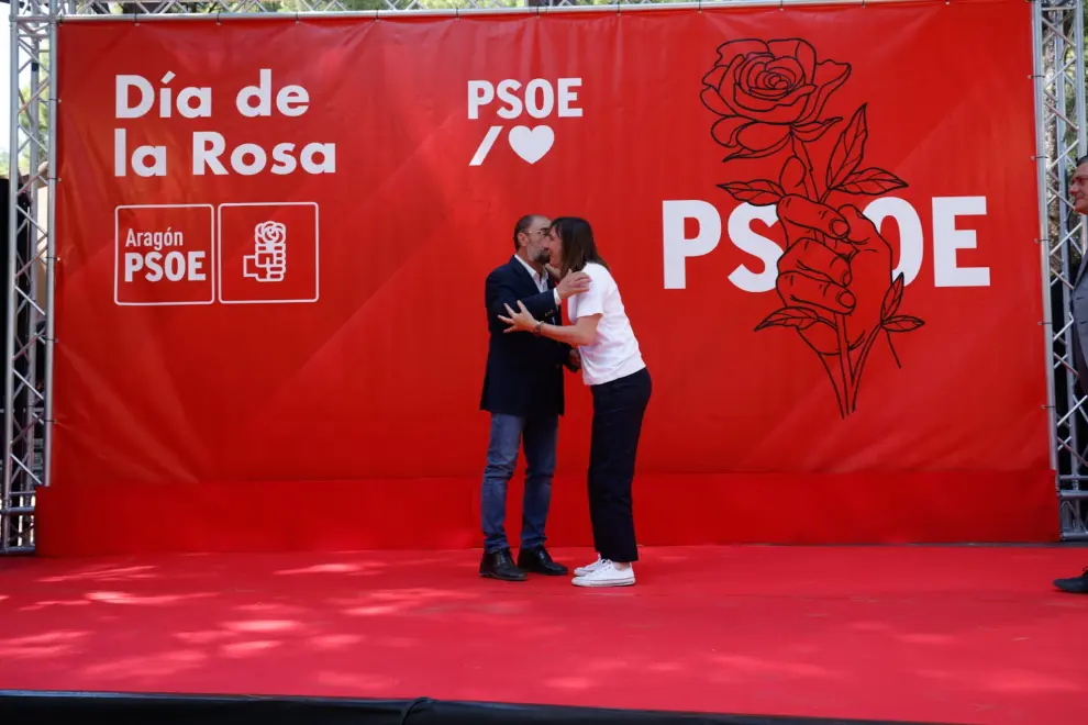El PSOE aragonés celebra su Fiesta de la Rosa