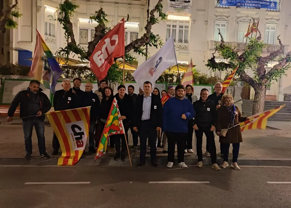 CHA ha celebrado el acto principal de inicio de campaña en la Plaza del Justicia de Zaragoza, con José Luis Soro al frente