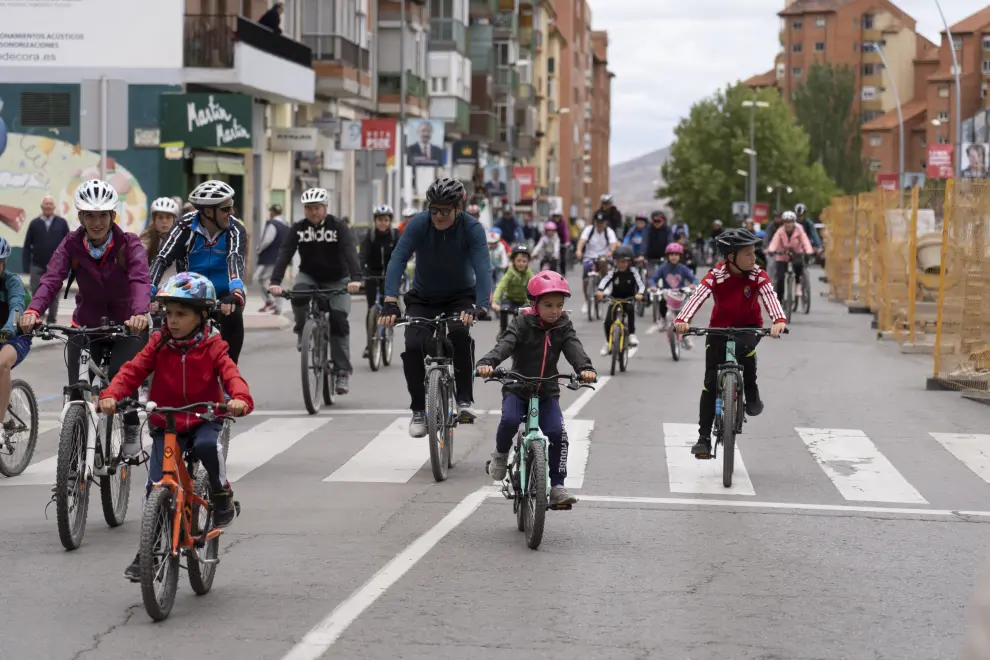 Dia de la bicicleta 2023 en Teruel.