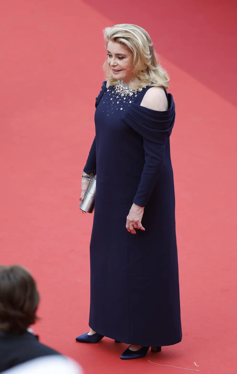 Cannes (France), 16/05/2023.- Emilia Schuele arrives for the Opening Ceremony of the 76th annual Cannes Film Festival, in Cannes, France, 16 May 2023. The festival runs from 16 to 27 May. (Cine, Francia) EFE/EPA/Mohammed Badra
 FRANCE CANNES FILM FESTIVAL 2023