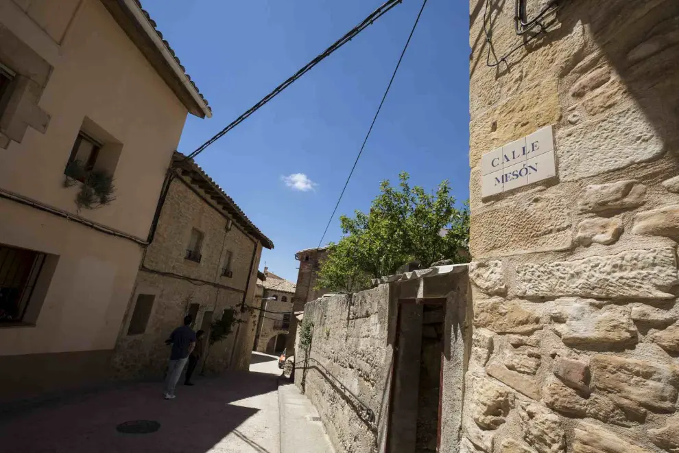 Calle de Monroyo, pueblo de Teruel
