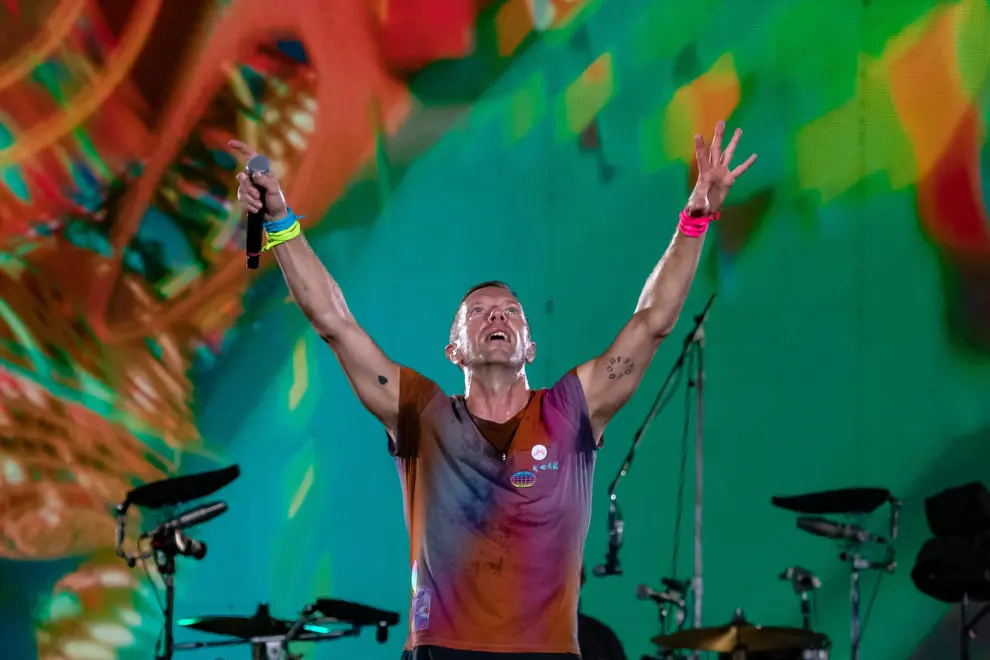 Primer concierto de Coldplay en el Estadi Olímpic de Barcelona.