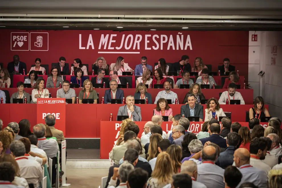 Las imágenes del Comité Federal del PSOE