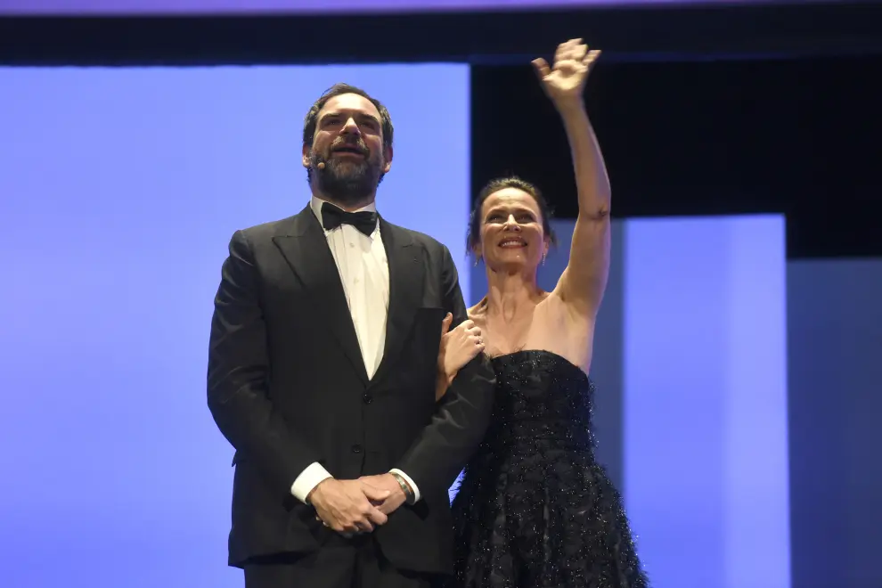 El Festival de Cine de Huesca reconoce la trayectoria de Aitana Sánchez-Gijón con el Premio Luis Buñuel.