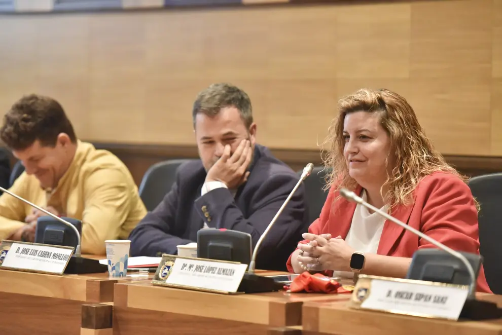 Fotos del último pleno del mandato en el Ayuntamiento de Huesca.