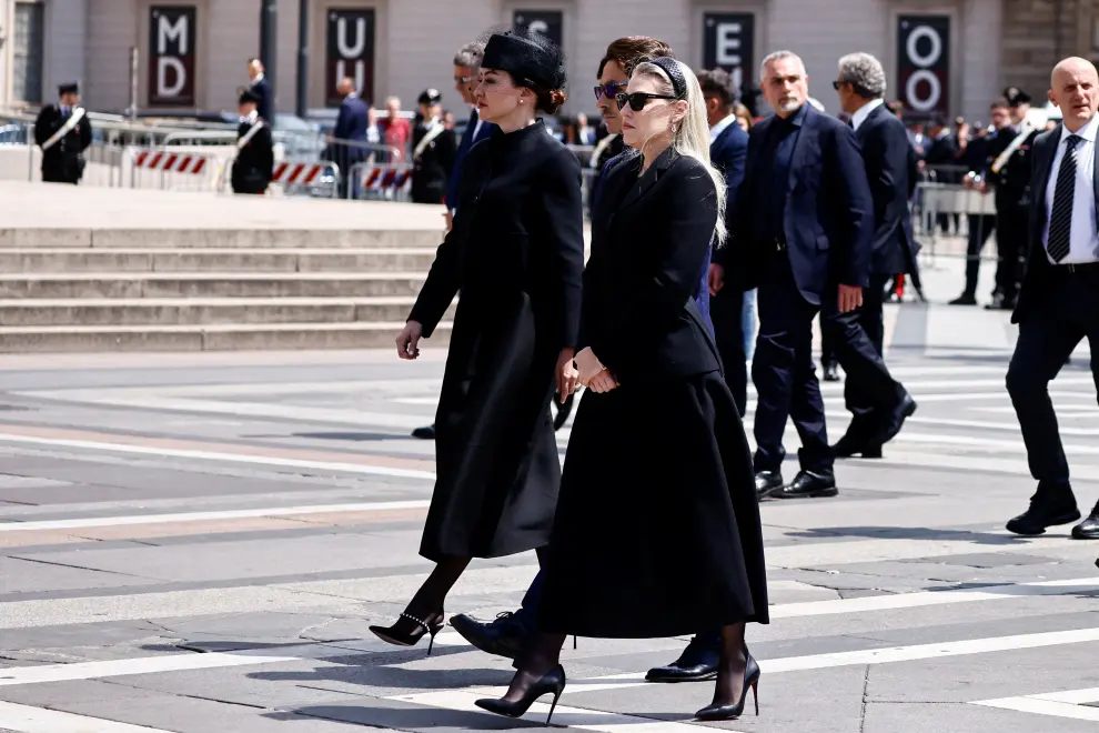 Imágenes del funeral de Estado de Silvio Berlusconi en Milán