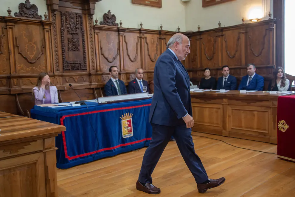 Cuarta investidura consecutiva de Aranda como alcalde de Calatayud.