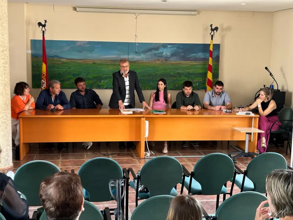 Nueva corporación municipal en Berbegal (Huesca).