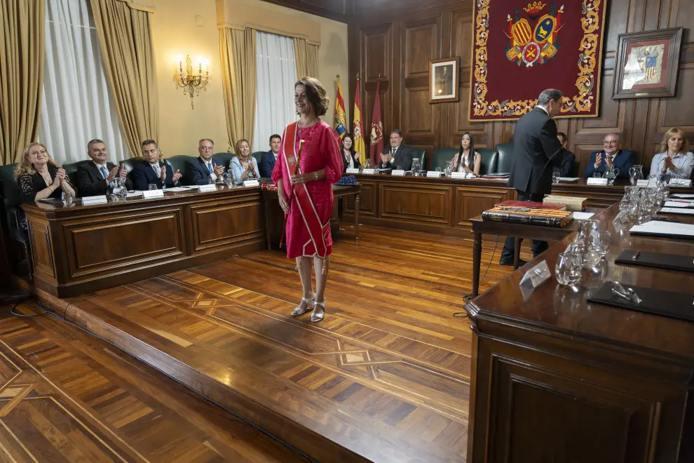 Pleno de constitucion del ayuntamiento de Teruel Emma Buj, Foto Antonio Garcia Bykofoto 17 06 23_4[[[FOTOGRAFOS]]]