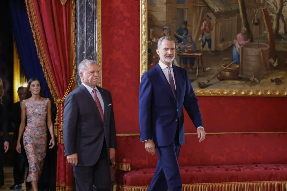 Visita de los reyes de Jordania, Abdalá II bin Al Hussein y Rania, a España recibidos por Felipe VI y Letizia