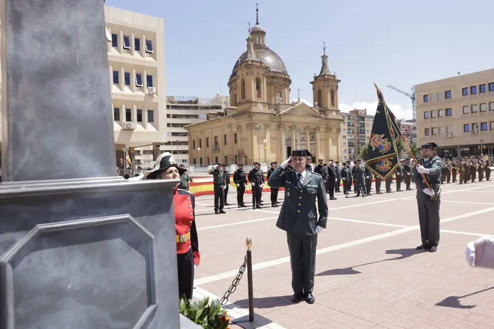 Toma de posesión de Luis Germán Avilés Cabrera como nuevo jefe de Comandancia de la Guardia Civil de Zaragoza