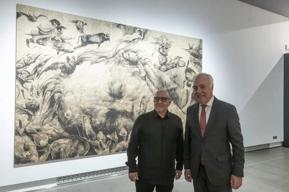 Exposición 'Divertimentos del artista cubano Roberto Fabelo en el museo Goya de Zaragoza