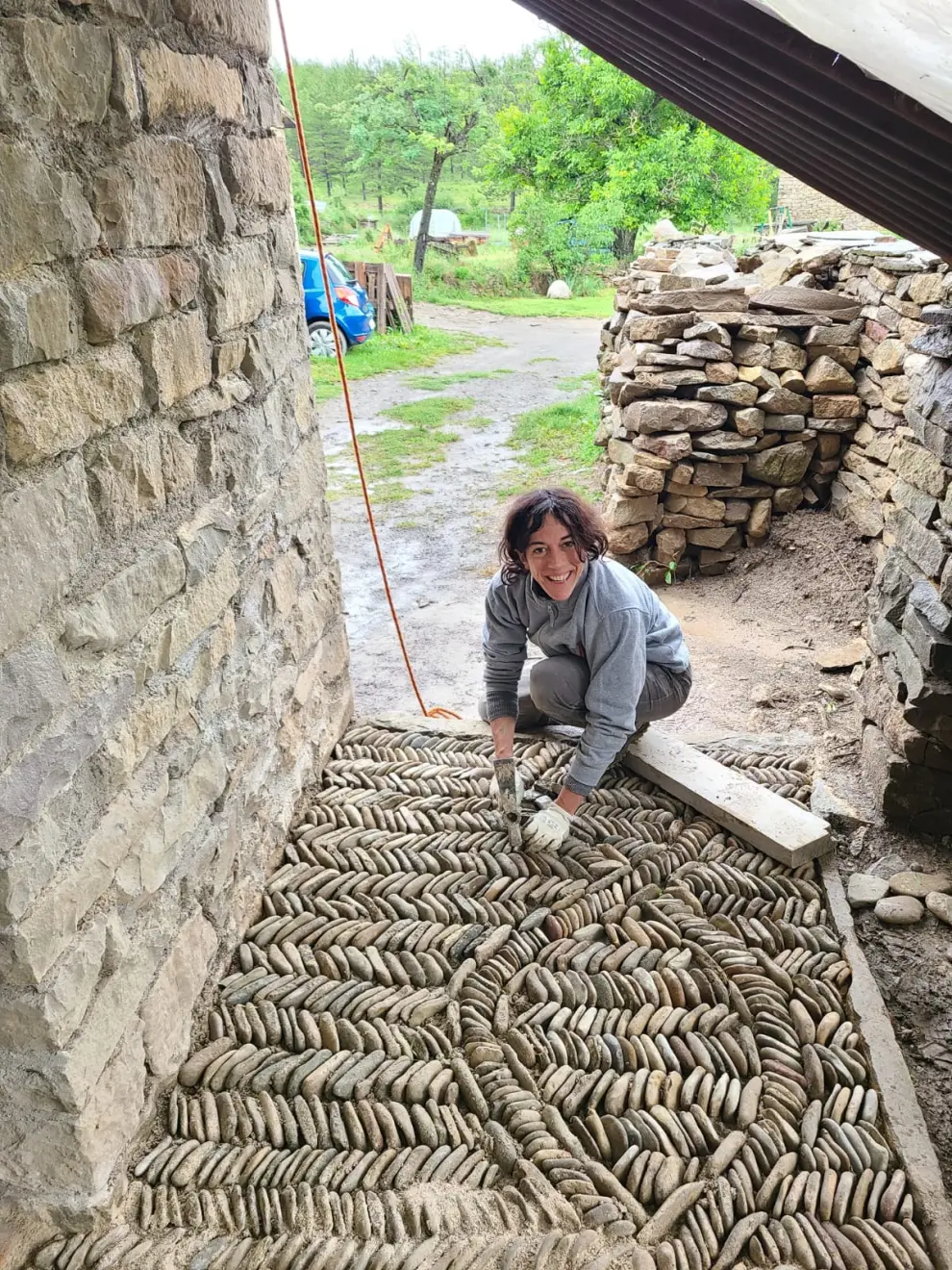 Suelos históricos empedrados de Aragón