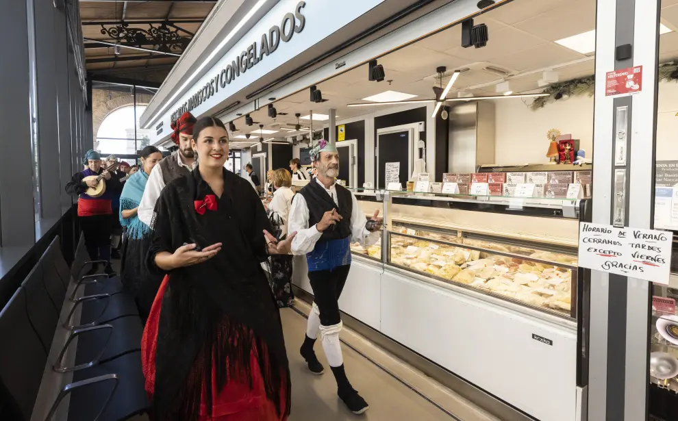 Celebración de los 120 años de la inauguración del Mercado Central de Zaragoza.