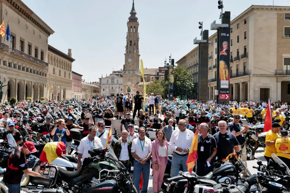Foto de la concentración motera FIM Rally Zaragoza 2023