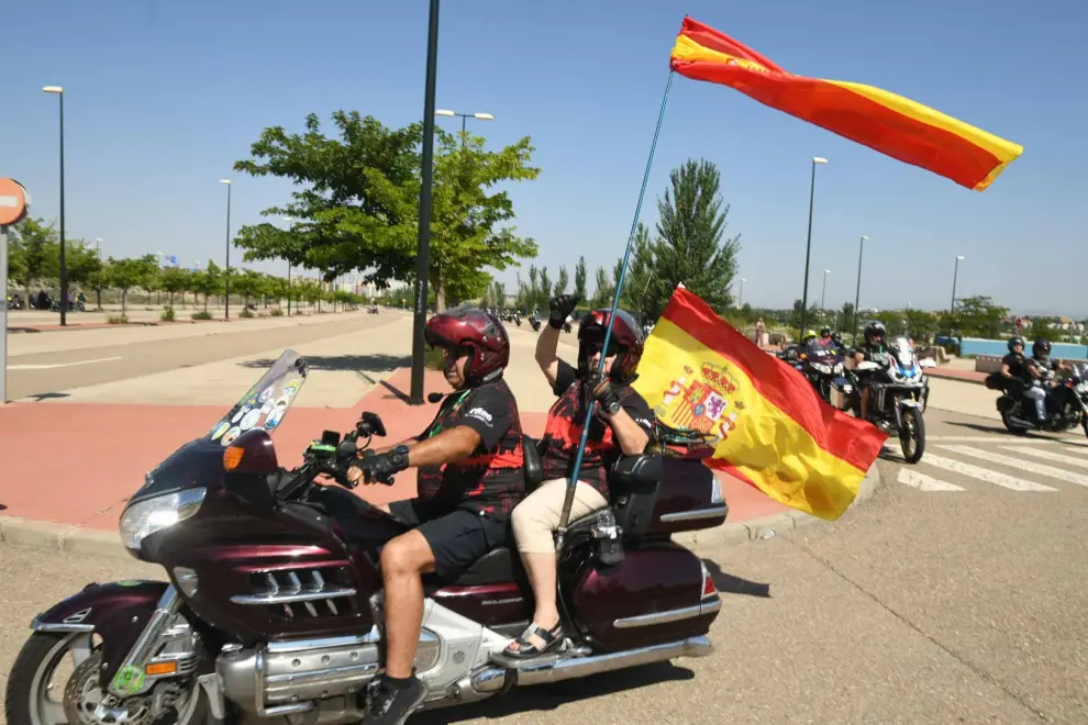 Foto de la concentración motera FIM Rally Zaragoza 2023