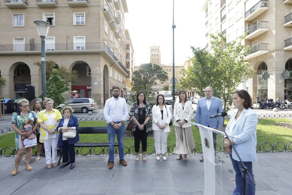 Acto de homenaje a las víctimas del terrorismo en Zaragoza.