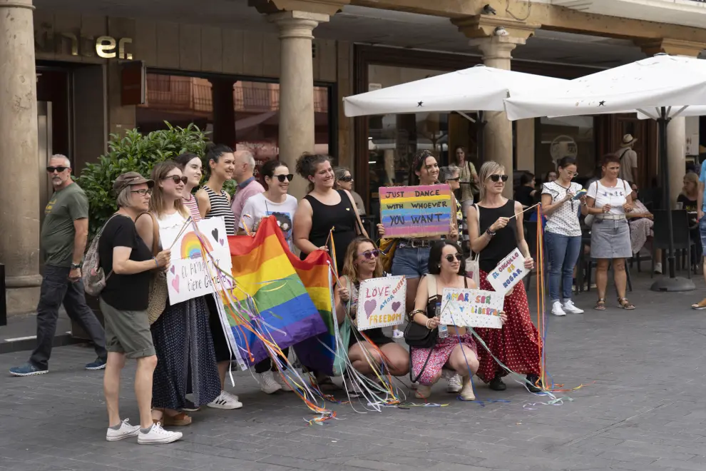 Fotos de la manifestación del Día del Orgullo en Teruel.