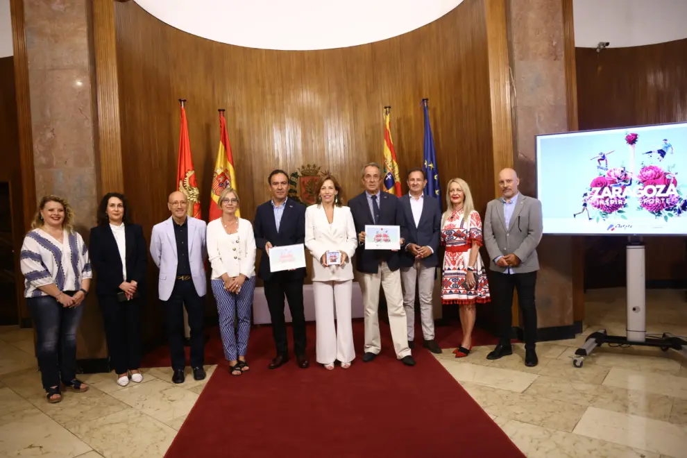 Presentación de la candidatura de Zaragoza a 'Capital Europea del Deporte' en 2026