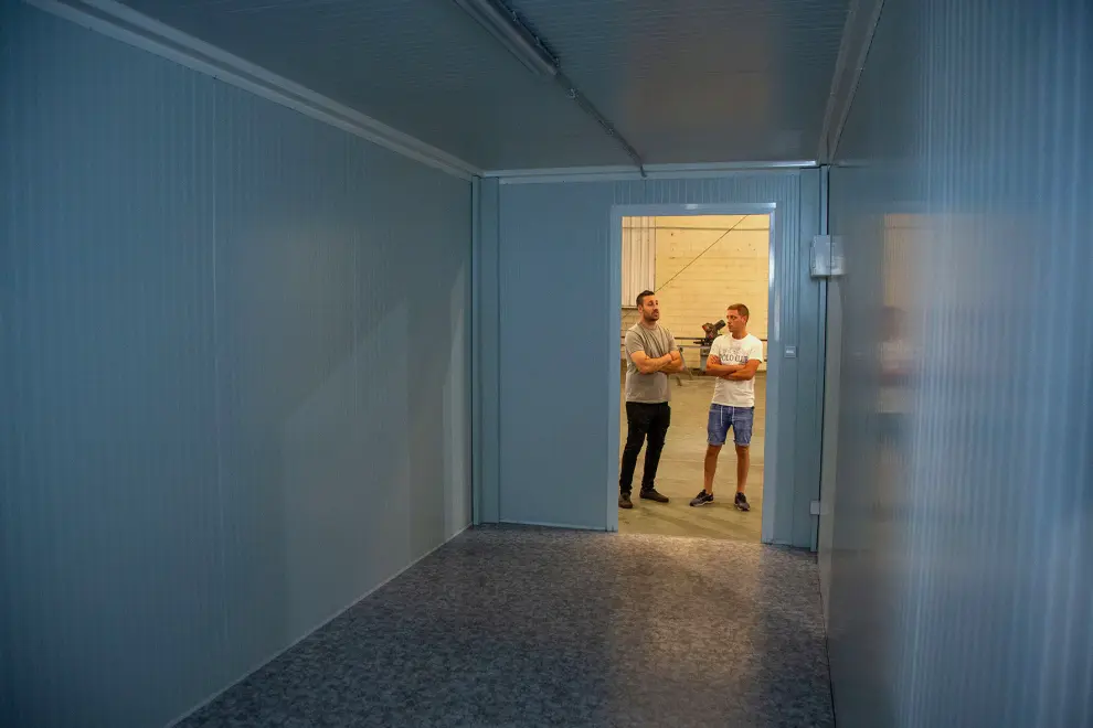 Foto de la empresa Sismoha de espacios modulares prefabricados, creada en 2012 en Calatayud