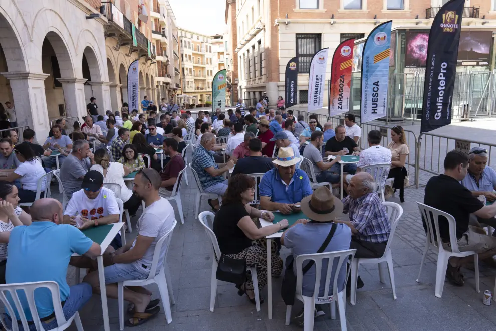 Concurso de guiñote y festival de guiñote en las calles de Teruel
