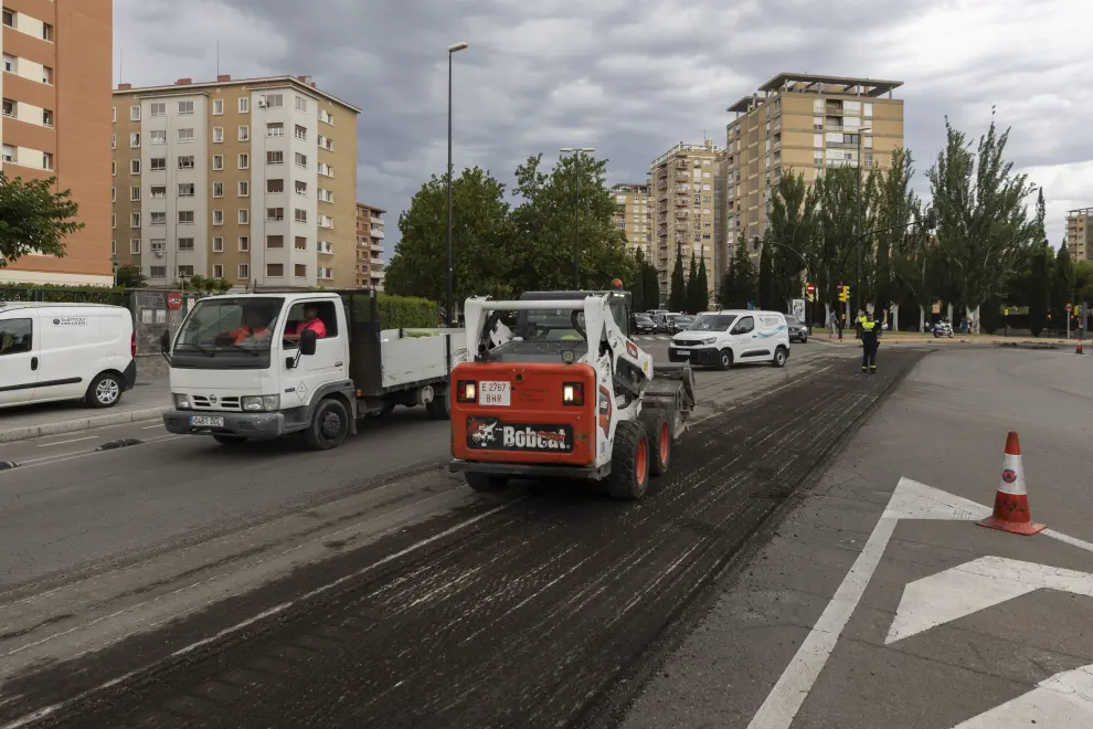 Comienza la operación asfalto en Zaragoza