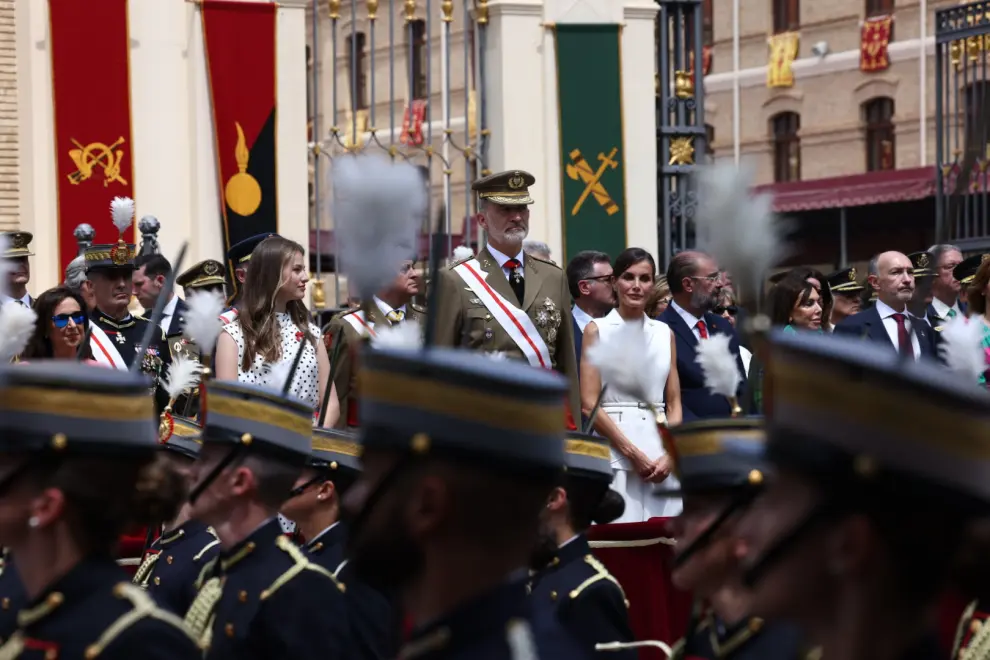 Fotos de los Reyes y la princesa Leonor en la AGM de Zaragoza
