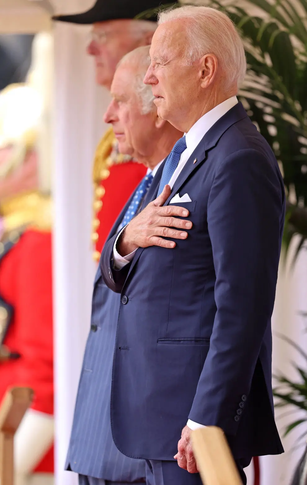 British Prime Minister Rishi Sunak greets U.S. President Joe Biden at 10 Downing Street in London, Britain, July 10, 2023. REUTERS/Hollie Adams USA-BIDEN/BRITAIN-SUNAK