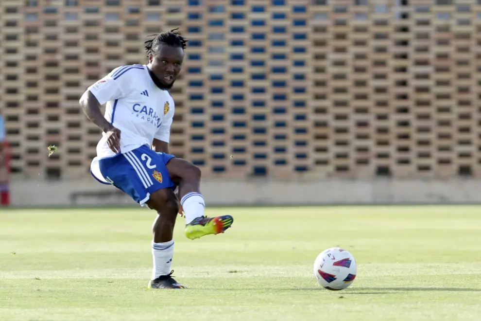 Foto del primer amistoso de pretemporada, Real Zaragoza-Deportivo Aragón, en la Ciudad Deportiva