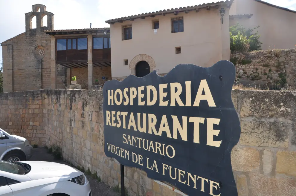 El restaurante del santuario de la Virgen de la Fuente abrió el 7 de julio.