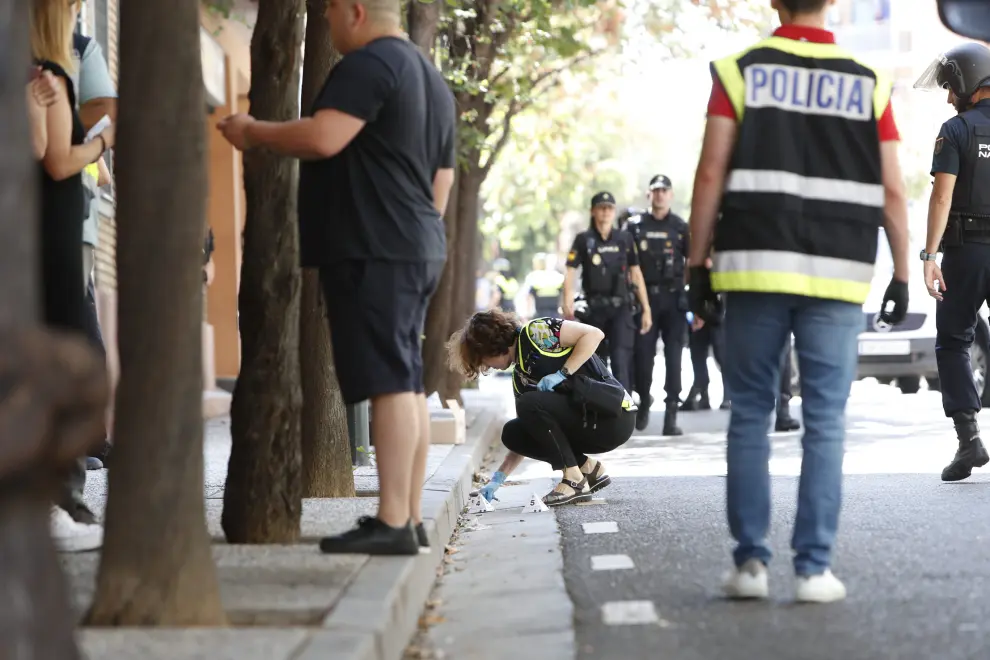 Fotos del despliegue policial por el tiroteo en Torrero de Zaragoza