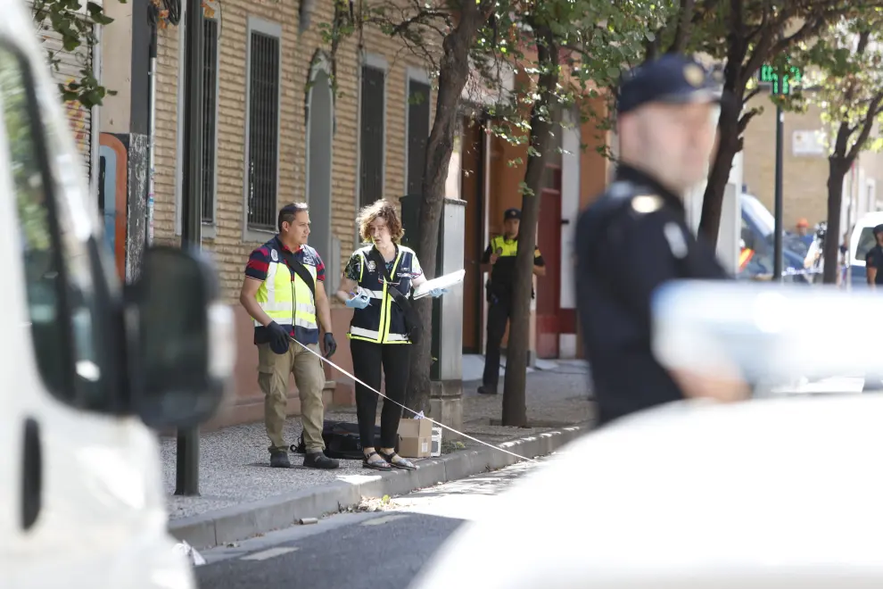 Fotos del despliegue policial por el tiroteo en Torrero de Zaragoza
