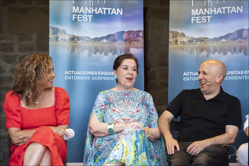 Festival de cine Manhattan Fest de Murillo de Gállego 2023 que ha homenajeado a Mónica Randall y Carlos Saura.