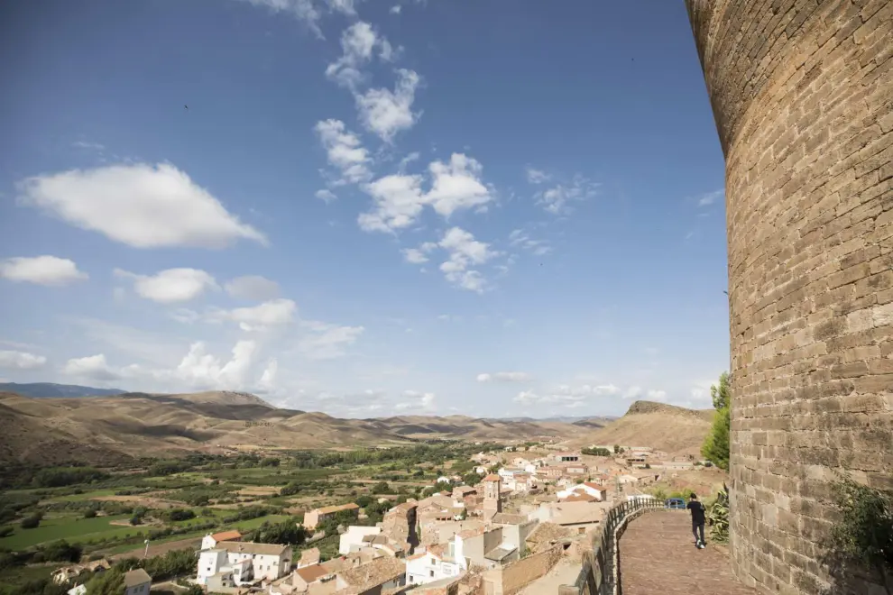 Vistas del pueblo desde el Castillo de Mesones de Isuela