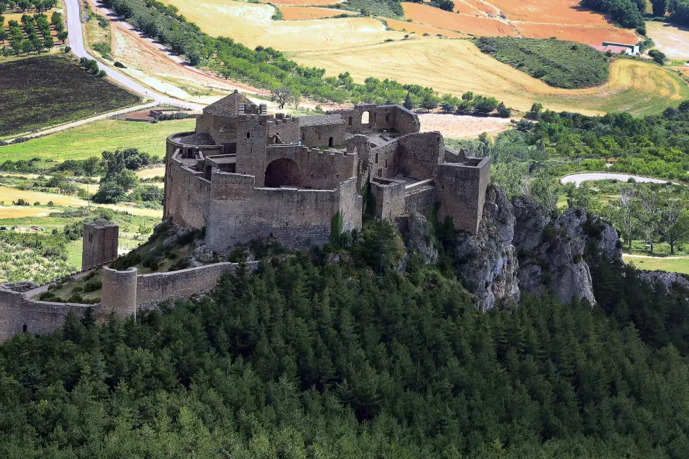 Vista general panorámica del Castillo de Loarre
