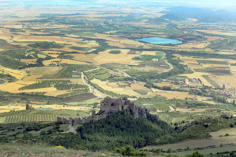 Vista general panorámica del Castillo de Loarre