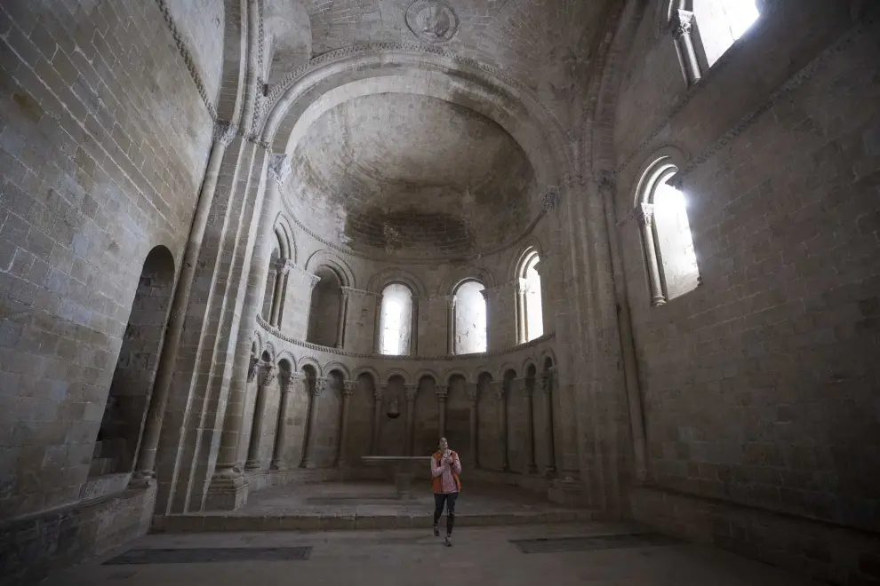Interior de la Iglesia del Castillo de Loarre