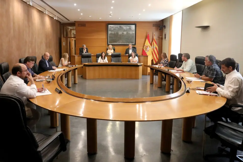 Constitución de la Junta de Portavoces de las Cortes de Aragón.
