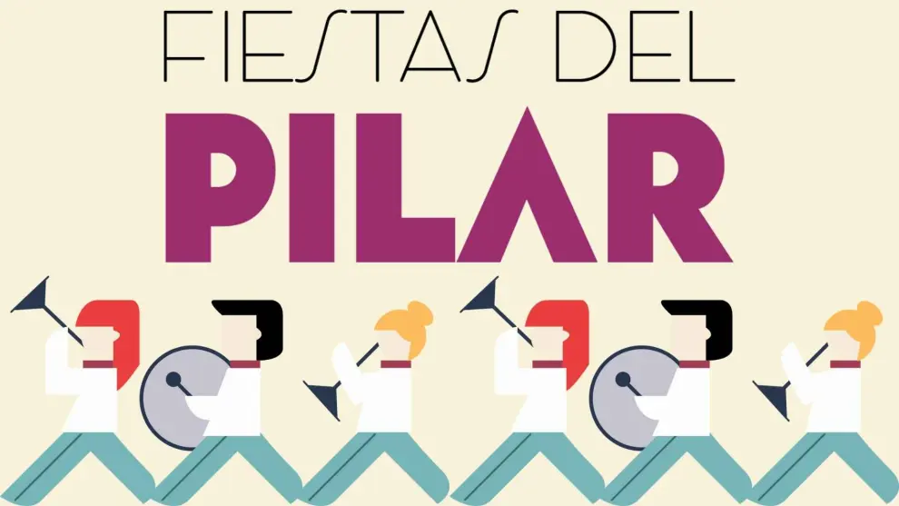 Fiestas del Pilar 2023 en Zaragoza.