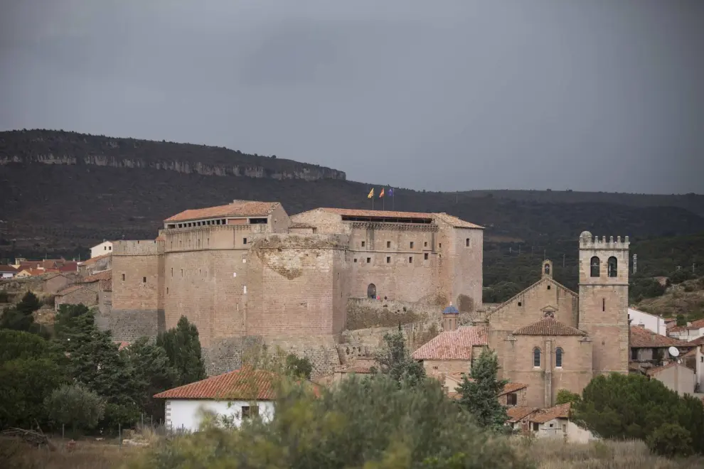 Vista general exterior del Castillo Mora de Rubielos