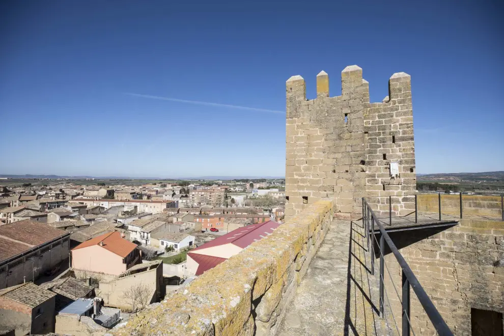 Una de las torres del Castillo de Sádaba