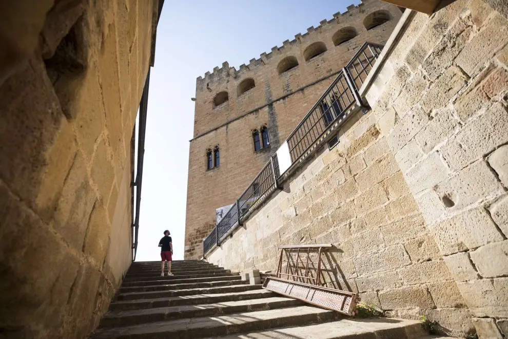 Escaleras de acceso al Castillo de Valderrobres