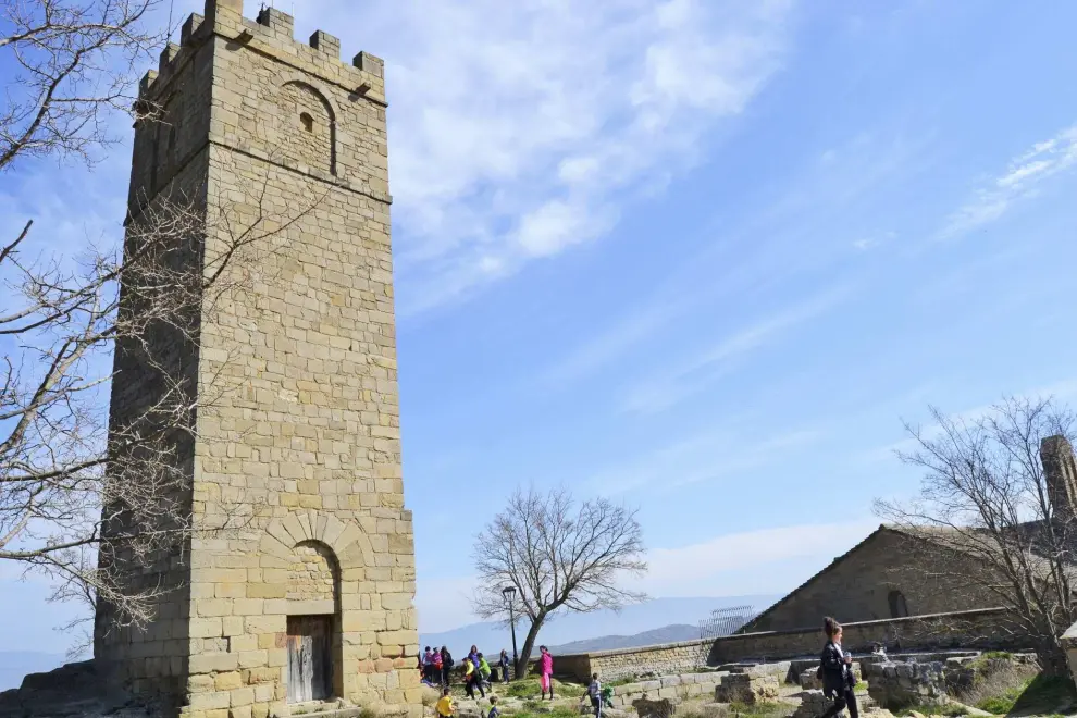 La Torre del Homenaje en el Castillo de Sos del Rey Católico