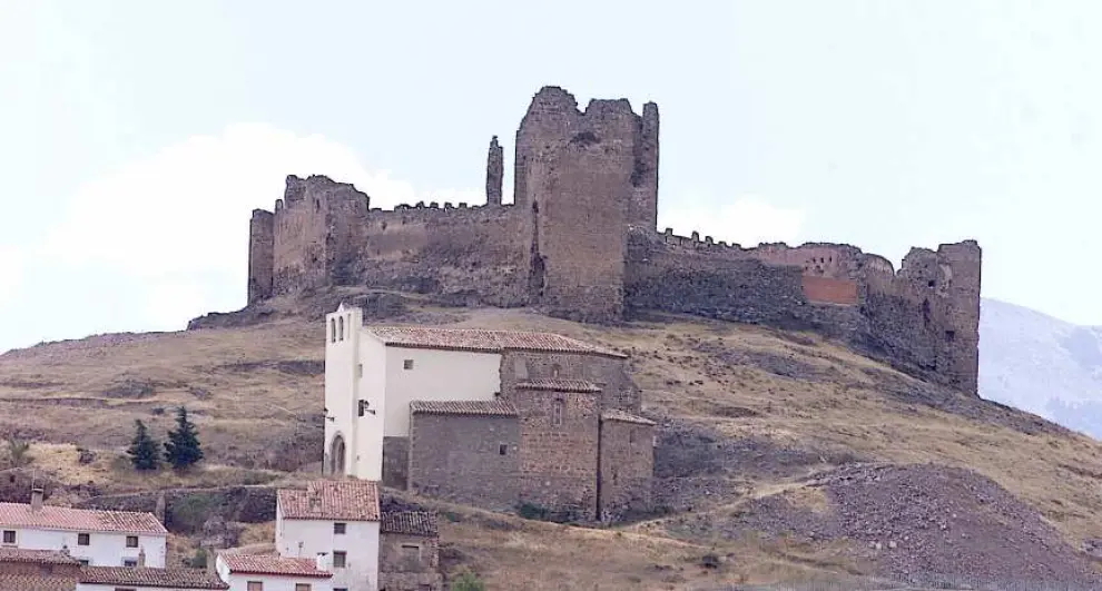 Vista general panorámica del Castillo de Trasmoz
