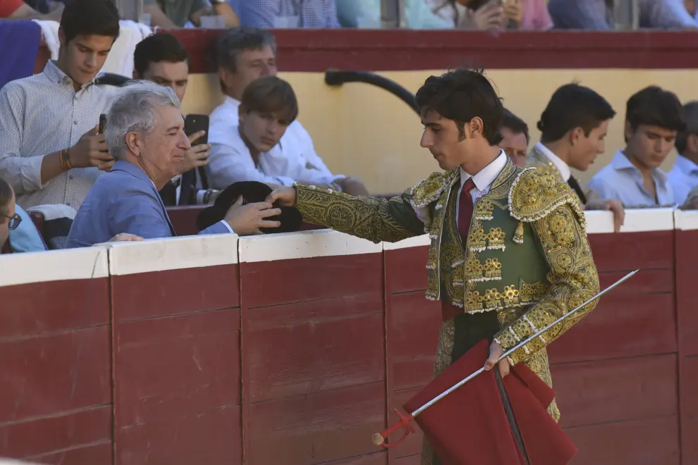 Héctor Marco ha sido el gran triunfador de la novillada de Huesca con dos orejas; Porta Miravé e Ignacio Boné han cortado una cada uno; y Jorge Mallén se ha ido de vacío.