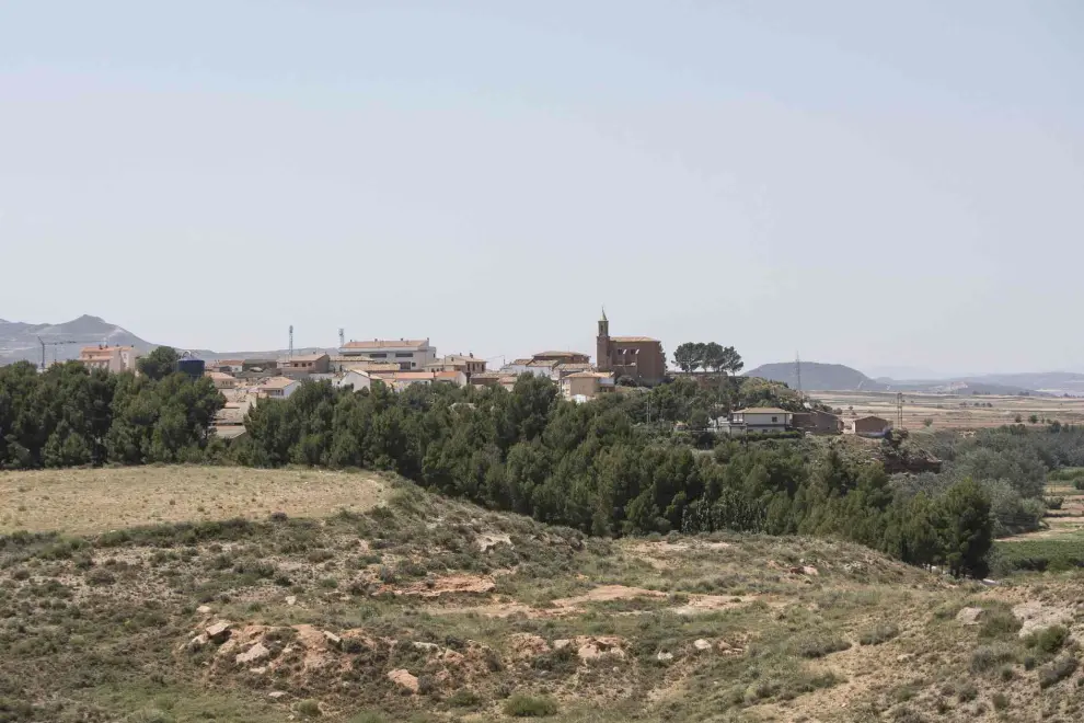 Vista de Botorrita (Zaragoza)