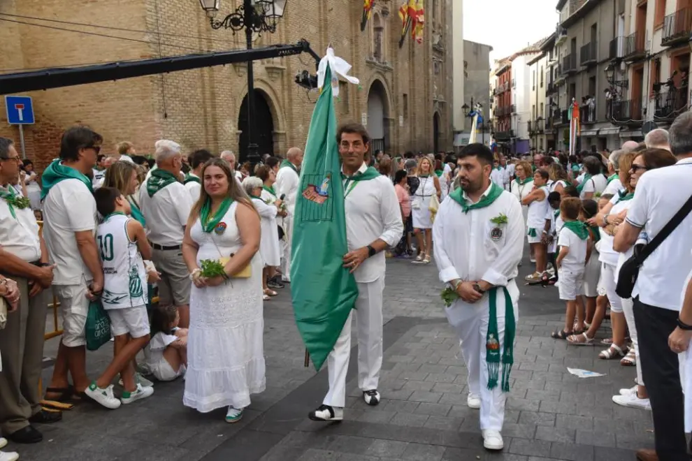 Imágenes del segundo día de fiestas de San Lorenzo en Huesca.
