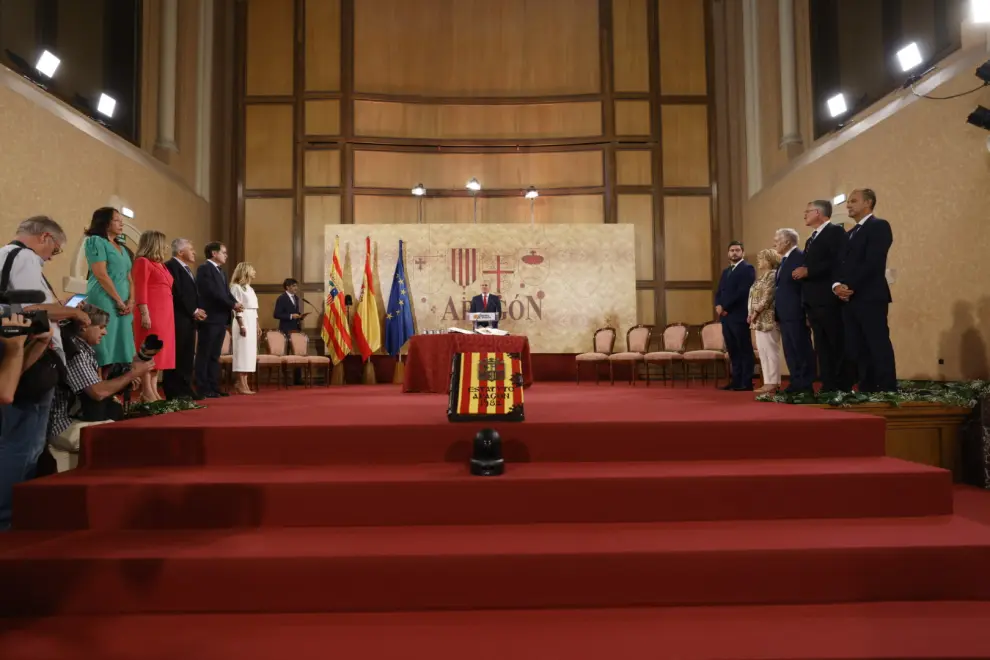 Toma de posesión de los consejeros del Gobierno de Aragón.